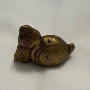 Vintage Fritz brass pelican